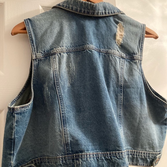 Denim Vest 1X - Picture 2 of 6